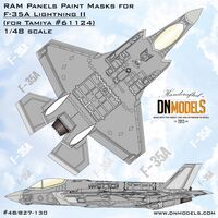 F-35A RAM Panels Tamiya 61124