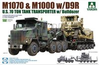 U.S.  M1070 & M1000 w/D9R U.S. 70 Ton Tank Transporter w/Bulldozer