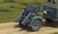 2.8cm sPzB41 On Larger Steel-Wheeled Carriage w/Trailer