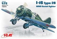 I-16 type28  WWII Soviet fighter