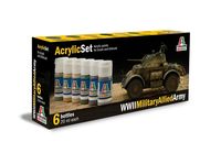Military Allied Army (1939-1945) Acrylic Set