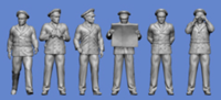 Navy 1939-45 German officers  6 figures - Image 1