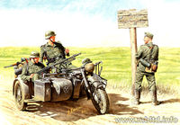 German motorcyclists, 1940-1943