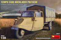 Tempo E400 Hochlander Pritsche German 3-Wheeled Delivery Truck - Image 1
