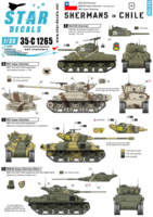 Shermans in Chile. M4A1E9 Sherman, M50/60 Super Sherman, M51 Super Sherman. - Image 1