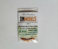 Braided Metal Tow Cable For AFV Scale Models - Image 1