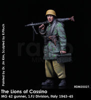 The Lions of Cassino / MG 42 gunner, 1. FJ Division, Italy 1943-45