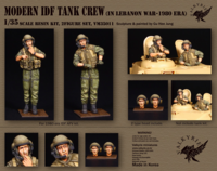 Modern IDF Tank Crew in Lebanon War - 1980 Era