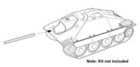 Hetzer 75mm Pak 39 L/48 gun - Metal barrel 1/35 for Tamiya / Italeri / Eduard / Dragon kit - Image 1