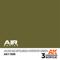 AK 11896 IJN M3 (M) Mitsubishi Interior Green