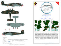 Heinkel He-111 - camouflage pattern paint mask (for Revell and ICM kits) - Image 1
