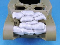 US Light Tank M5/M8 Tank Front Hull Sandbag Armor Set