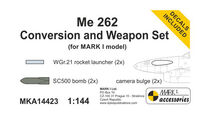 Messerschmitt Me-262 A - Conversion & Weapon Set (for Eduard and Mark I Models kits) - Image 1